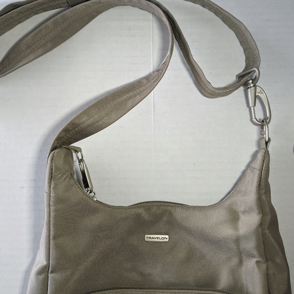 Travelon Crossbody Messenger Bag RFID Anti-Theft Adjustable - Picture 4 of 10